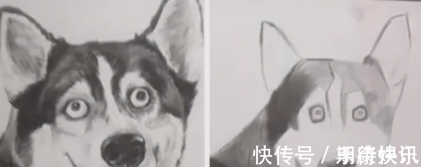 学生们&当美术生画到一半不耐烦，画风逐渐沙雕，半成品宛如“翻车现场”